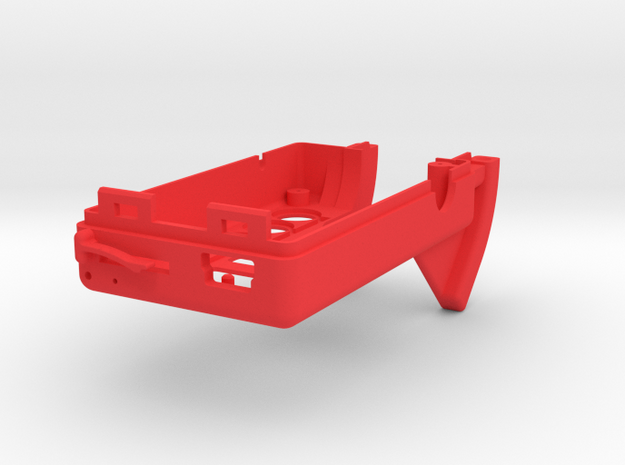 Mobius Case - Top 0-90° in Red Processed Versatile Plastic