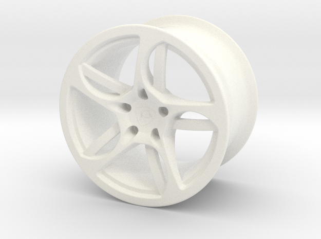 Wheel Lamborghini in White Processed Versatile Plastic