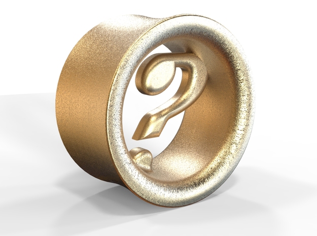 Mysterion (diam 8mm) in Polished Gold Steel