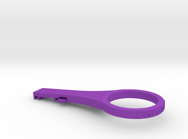 Di2 Junction 'A' Clip / 5 mm Headset Spacer 6° in Purple Processed Versatile Plastic
