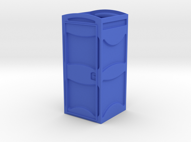 1/32 Porta-John II ~ Part 1 of 2 in Blue Processed Versatile Plastic
