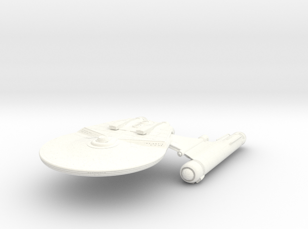 Falcon Class HvyCruiser in White Processed Versatile Plastic