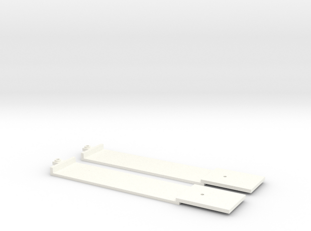 Bodenplatten GTW zweiteilig Scale TT in White Processed Versatile Plastic