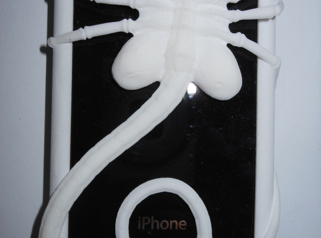 Iphone Hugger For Iphone 4 and 4s in White Natural Versatile Plastic