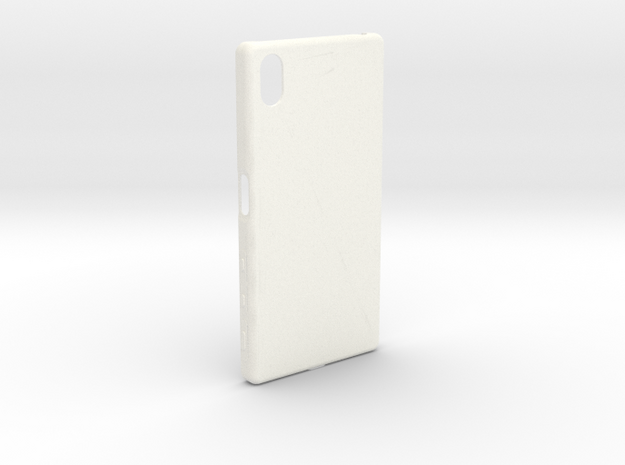 Customizable Xperia Z5 case in White Processed Versatile Plastic