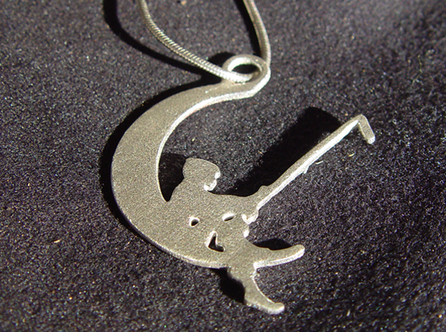 Moonlight Pendant in Polished Silver