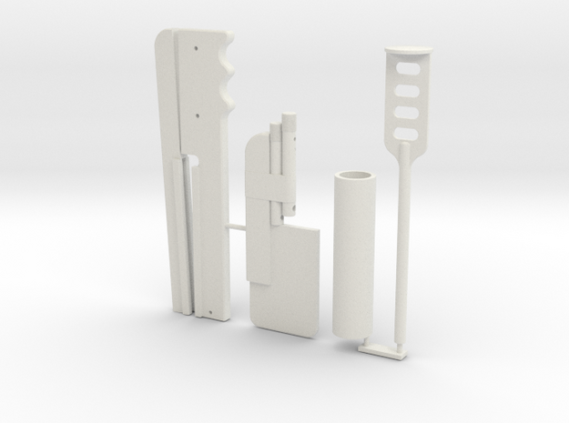 Boba Fett ESB Shin Tools 1/4th Scale in White Natural Versatile Plastic