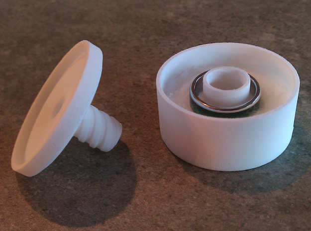 ring holder The Ringmaster Solid in White Natural Versatile Plastic