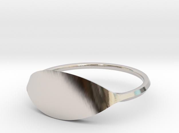 Eye Ring Size 7.5 in Platinum