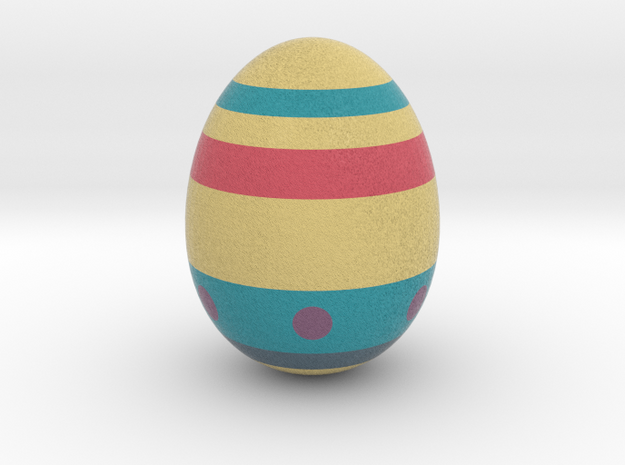 Racing For Eggs in Full Color Sandstone