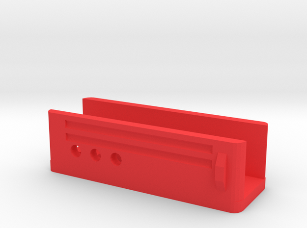 Blaster Lower Receiver in Red Processed Versatile Plastic
