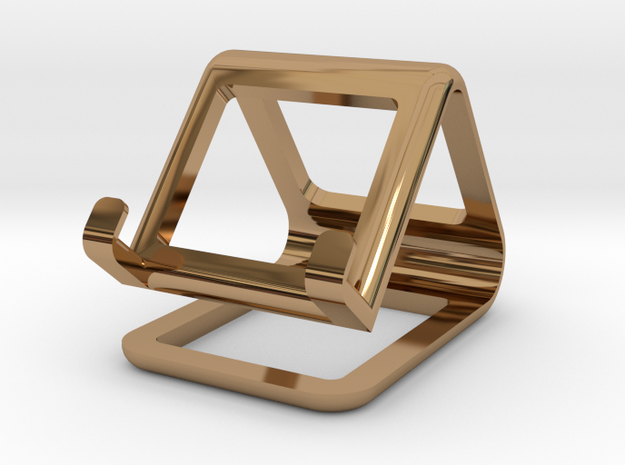 Minimalistic Stand in Polished Brass