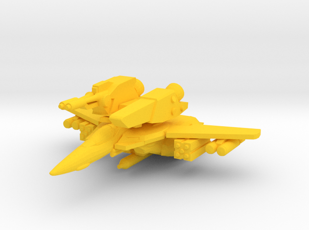 VF-1S Strike 1/350 in Yellow Processed Versatile Plastic