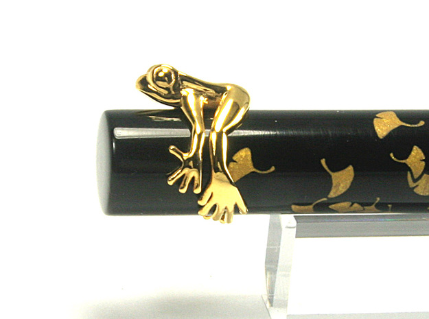 Frog Ring v2 15mm in 18k Gold Plated Brass