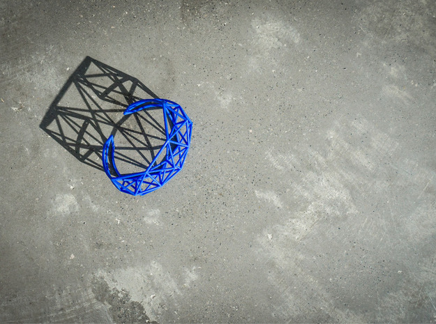 Space Bracelet in Blue Processed Versatile Plastic