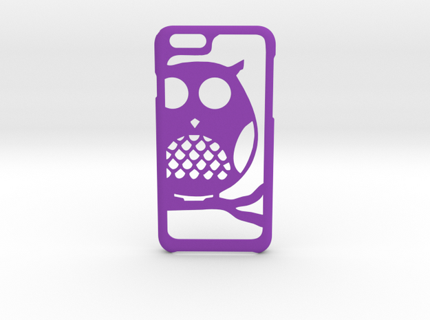 OWL iPhone 6 6s case in Purple Processed Versatile Plastic