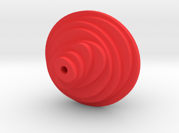 Earrings - Part 1 in Red Processed Versatile Plastic