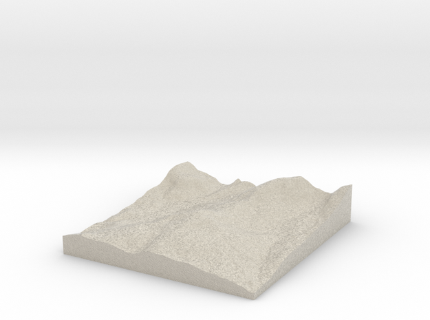 Model of Mongaup Pond in Natural Sandstone