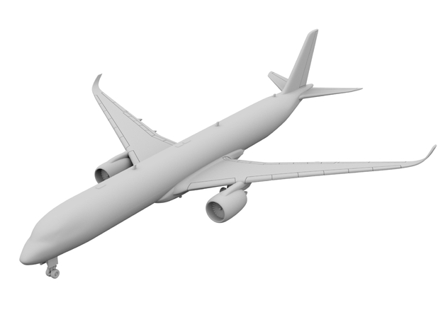 1:500_A350-1000 [x1][S] in Tan Fine Detail Plastic