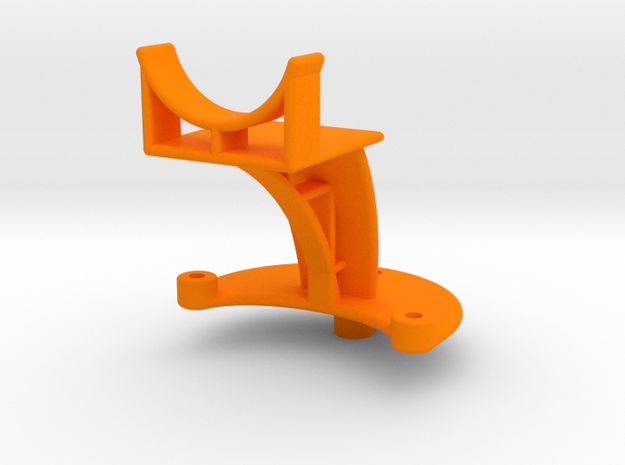 XuGong V2 - Mount for Controller & Mini Cam in Orange Processed Versatile Plastic