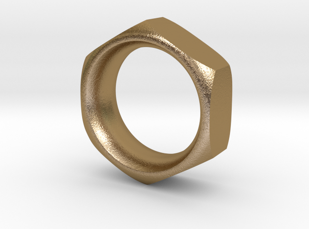 The Reverse Engineer (18mm) in Polished Gold Steel