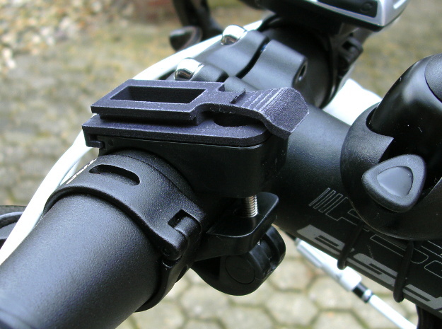 Ixon bicycle headlight clamp part in Black Natural Versatile Plastic