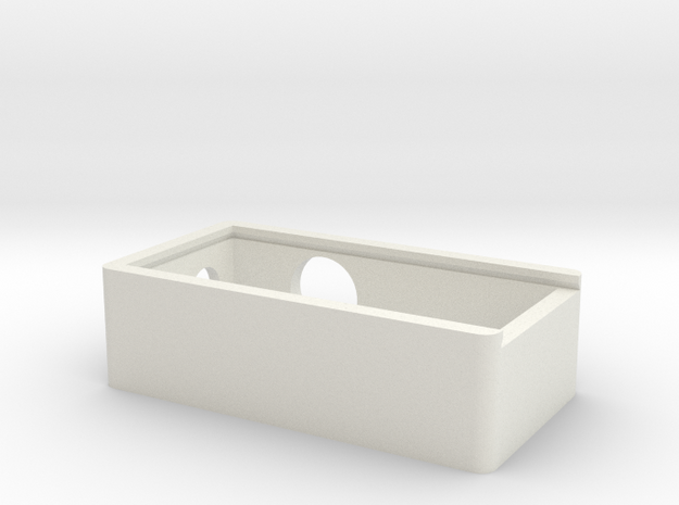 Ebox 1x18650 in White Natural Versatile Plastic