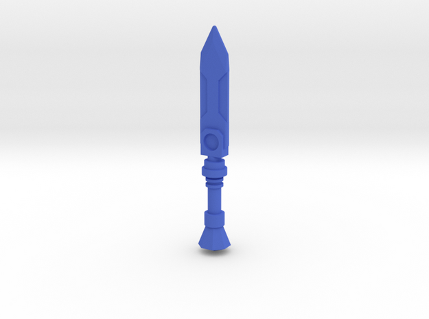 MiniFig NK Claymore Sword Ultimate in Blue Processed Versatile Plastic
