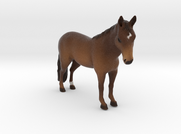 Custom Horse Figurine - Gozie in Full Color Sandstone