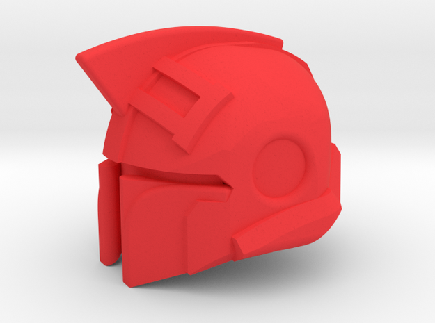 Iron Companion Hood in Red Processed Versatile Plastic