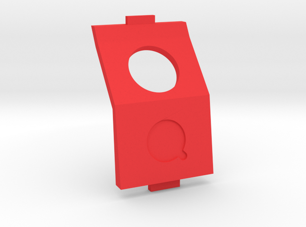 QAV210 / QAV180 / QAV-R 40 degree CAM mount in Red Processed Versatile Plastic