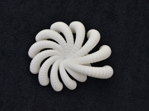 Snaily in White Natural Versatile Plastic