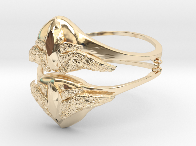 Samons ring (size = USA 5.5)  in 14K Yellow Gold