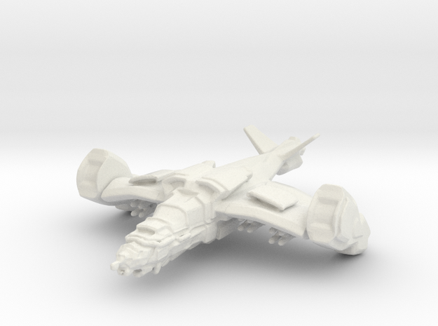 Gremlin Gunship in White Natural Versatile Plastic