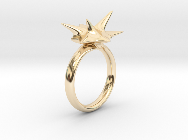 Explosion in 14K Yellow Gold