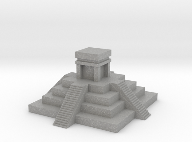 Aztec Pyramid Fixed in Aluminum