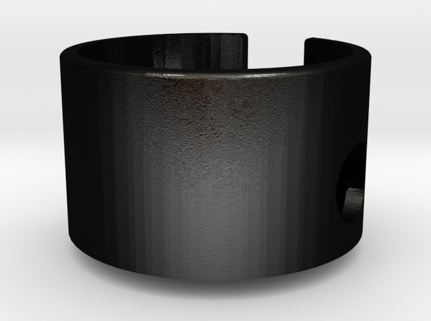 Cylinder Top in Matte Black Steel