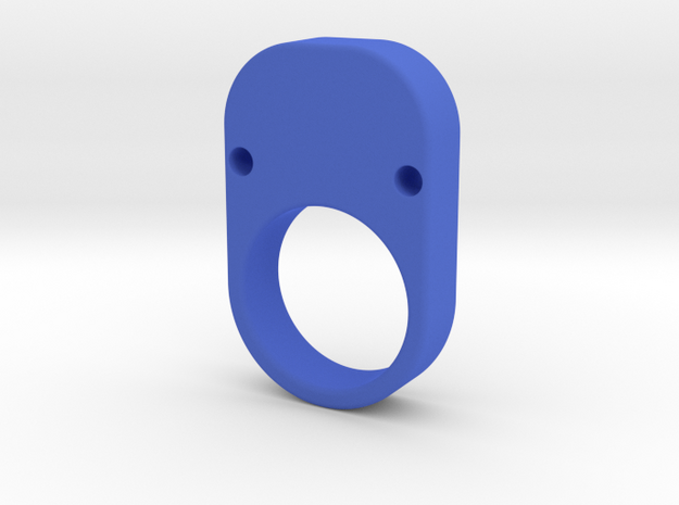Loop Keychain Knuckle in Blue Processed Versatile Plastic