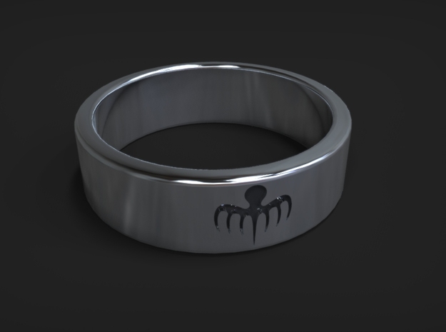 Spectre Ring (various sizes) in Polished Silver