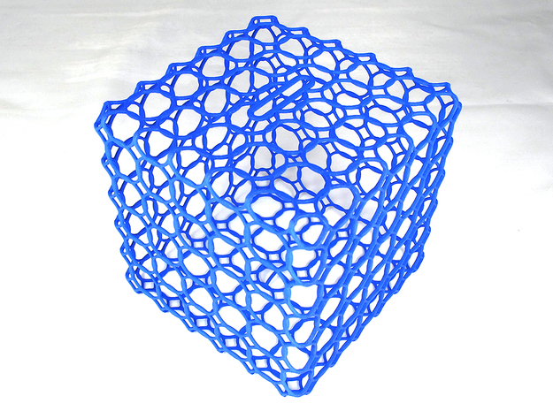 Cube Bank in Blue Processed Versatile Plastic