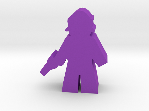 Game Piece, Hairtauri Officer in Purple Processed Versatile Plastic