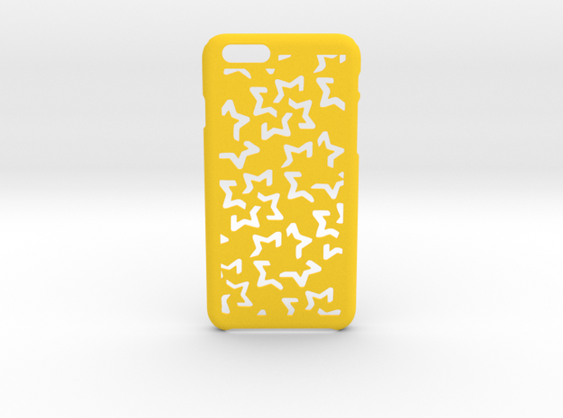 Starry iPhone 6 6s case in Yellow Processed Versatile Plastic