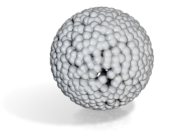 DRAW geo - sphere small balls in White Natural Versatile Plastic