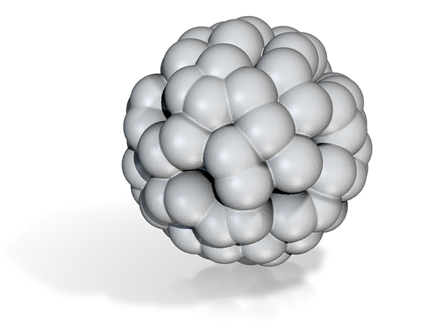 DRAW geo - sphere large balls in White Natural Versatile Plastic