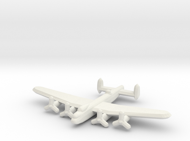 Avro Lancaster 1/900 in White Natural Versatile Plastic