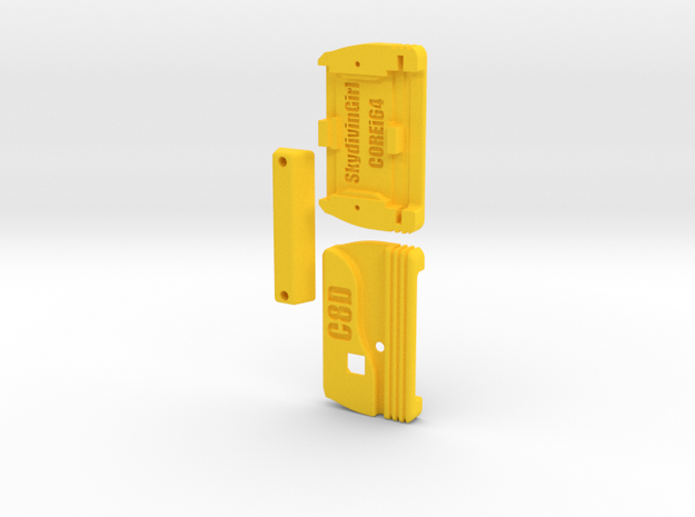 C8D Joystick Switcher HeatSet Edition in Yellow Processed Versatile Plastic