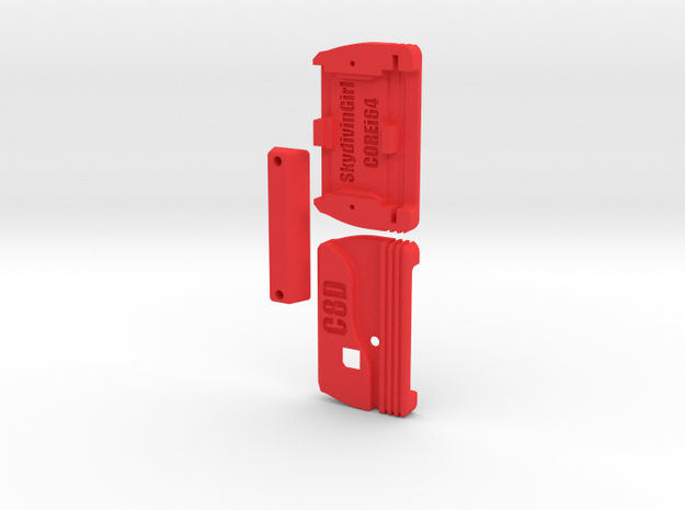 C8D Joystick Switcher Standard Edition in Red Processed Versatile Plastic