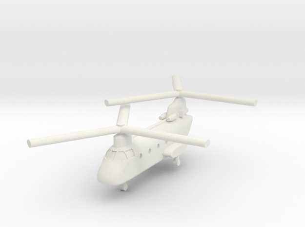 1/285 CH-46D Sea Knight (x1) in White Natural Versatile Plastic