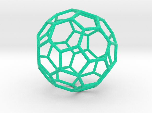0478 Truncated Icosahedron E (6.2 см) #002 in Full Color Sandstone