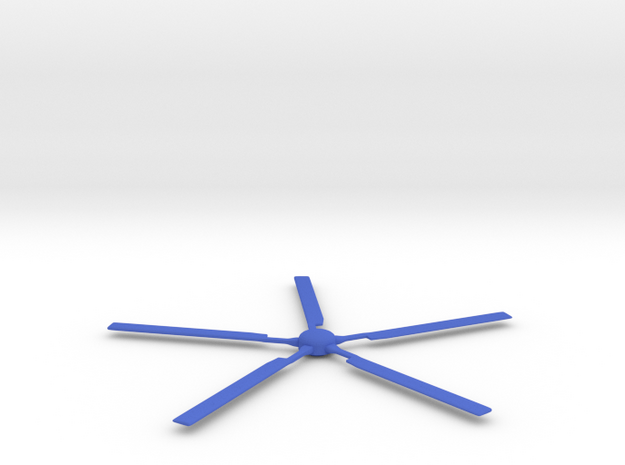 Dinky Toys Sea King original Main Rotor  in Blue Processed Versatile Plastic